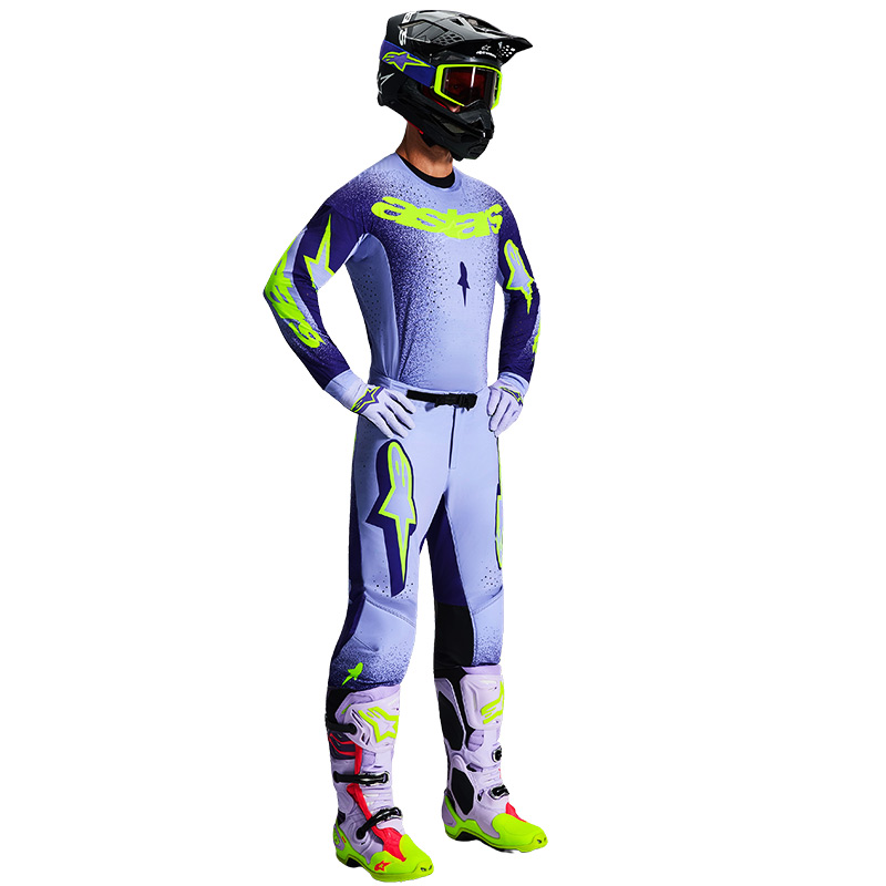 tenue alpinestars supertech scenz violet 2026 enduro