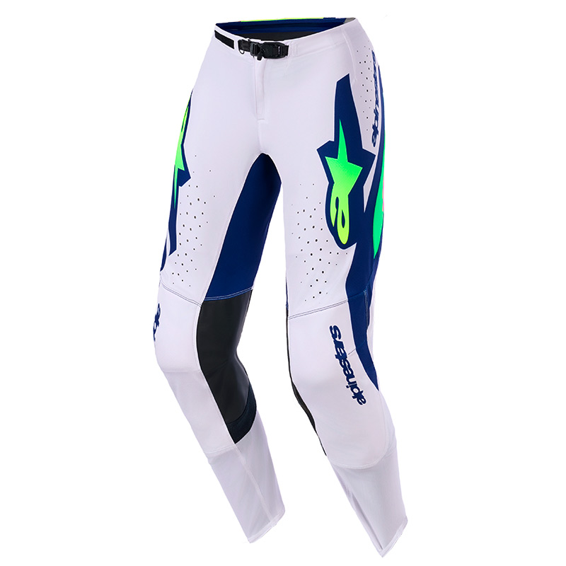 tenue alpinestars supertech vista gris vert fluo 2026 pantalon