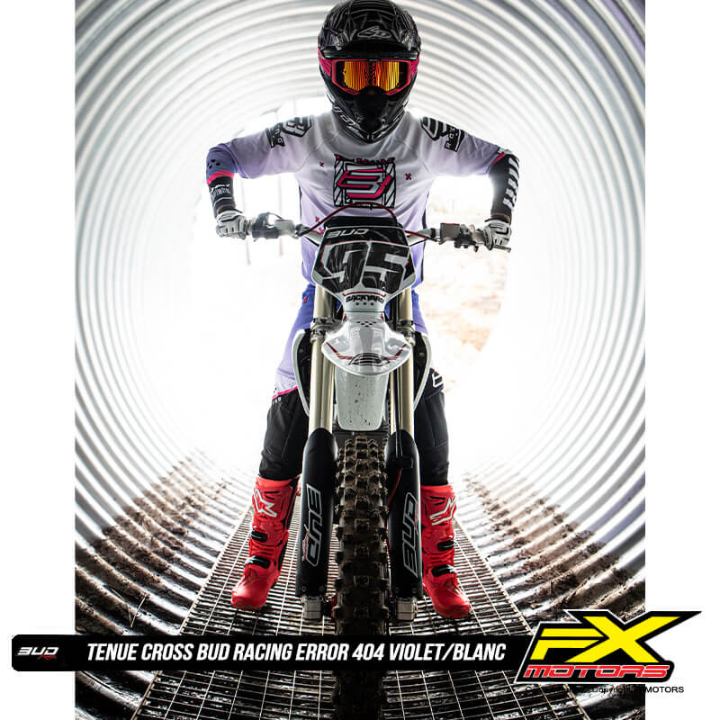 tenue bud racing error 404 violet 2025 motocross