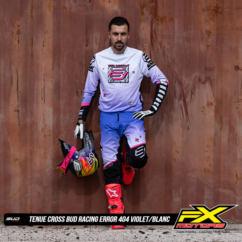 tenue bud racing error 404 violet 2025 mx
