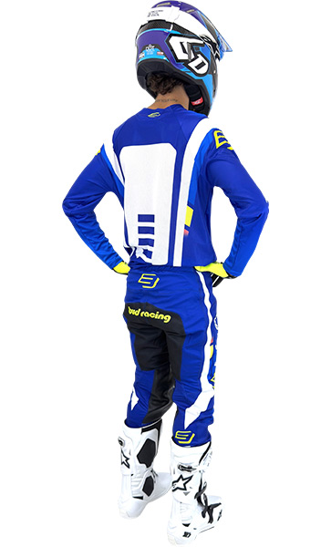 tenue bud racing mx 2026 champions bleu mxgp
