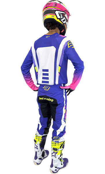 tenue bud racing mx 2026 champions violet rose mxgp