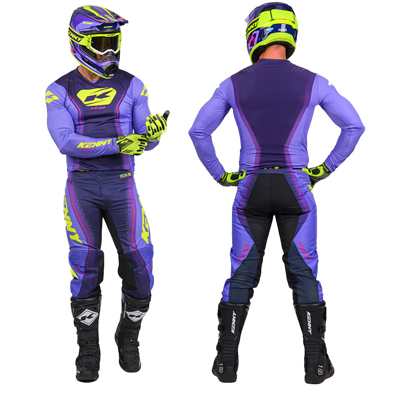 tenue complete performance solid purple cross