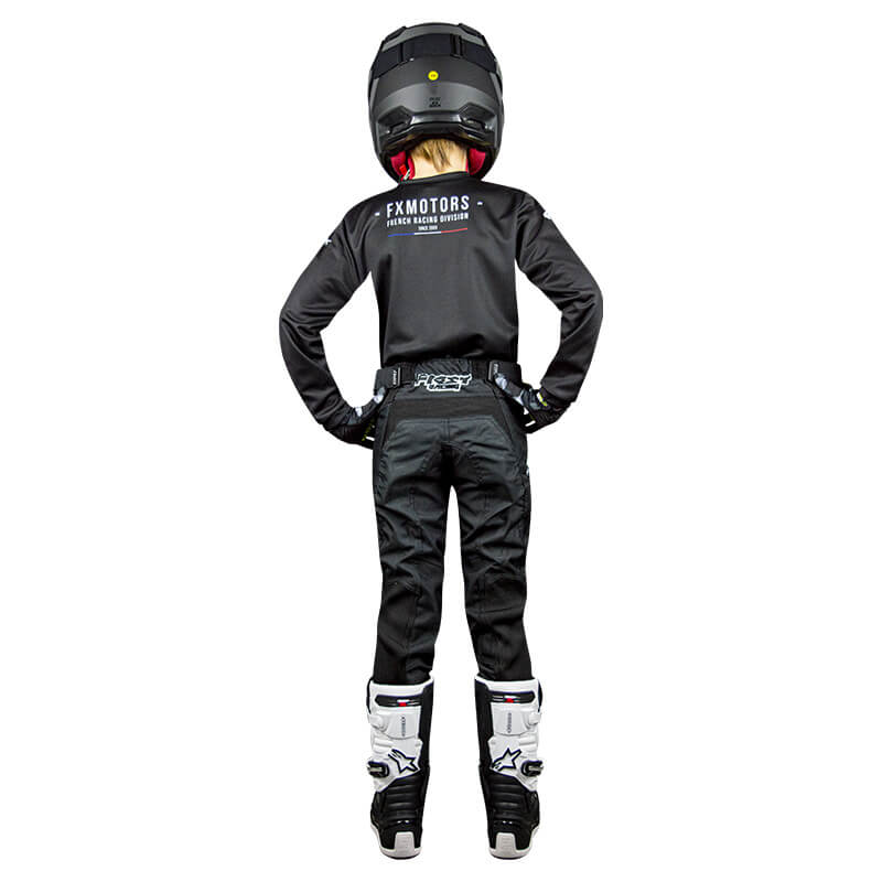 tenue cross enfant fxmotors classic noir 2021