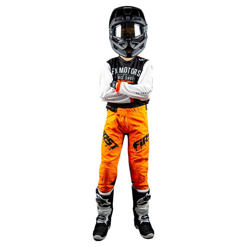 tenue cross enfant fxmotors classic orange mx