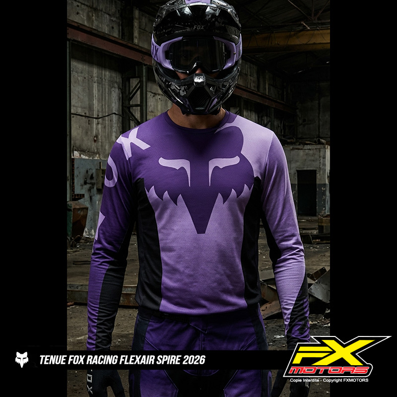 tenue cross fox flexair spire violet 2026 fxmotors
