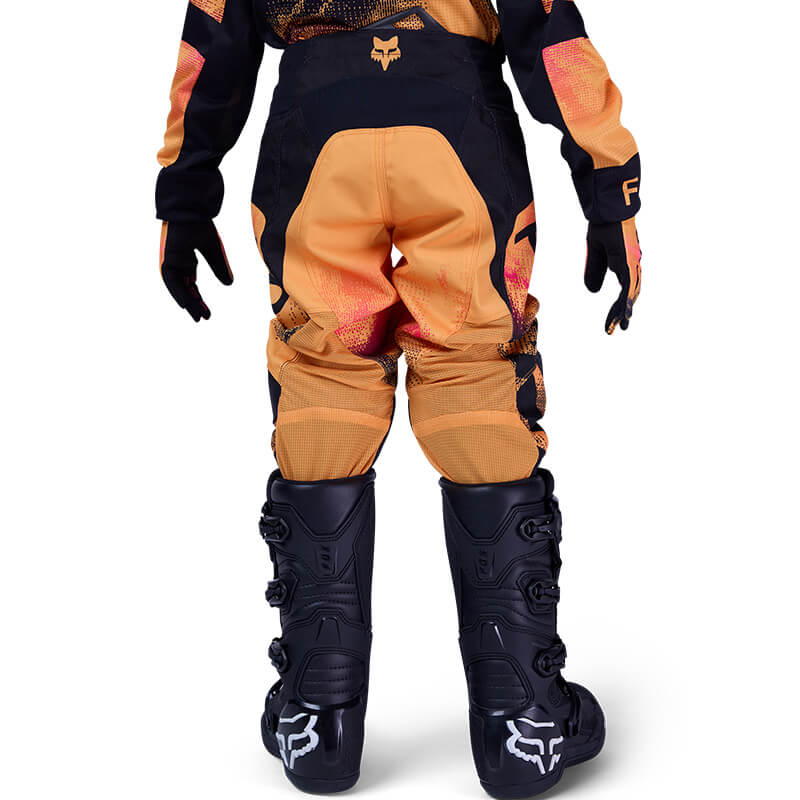 tenue enfant fox racing 180 kairos orange rose fxmotors