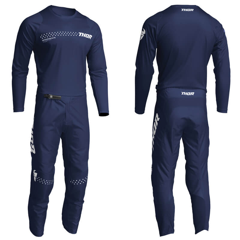 tenue enfant thor mx sector minimal bleu marine 2022