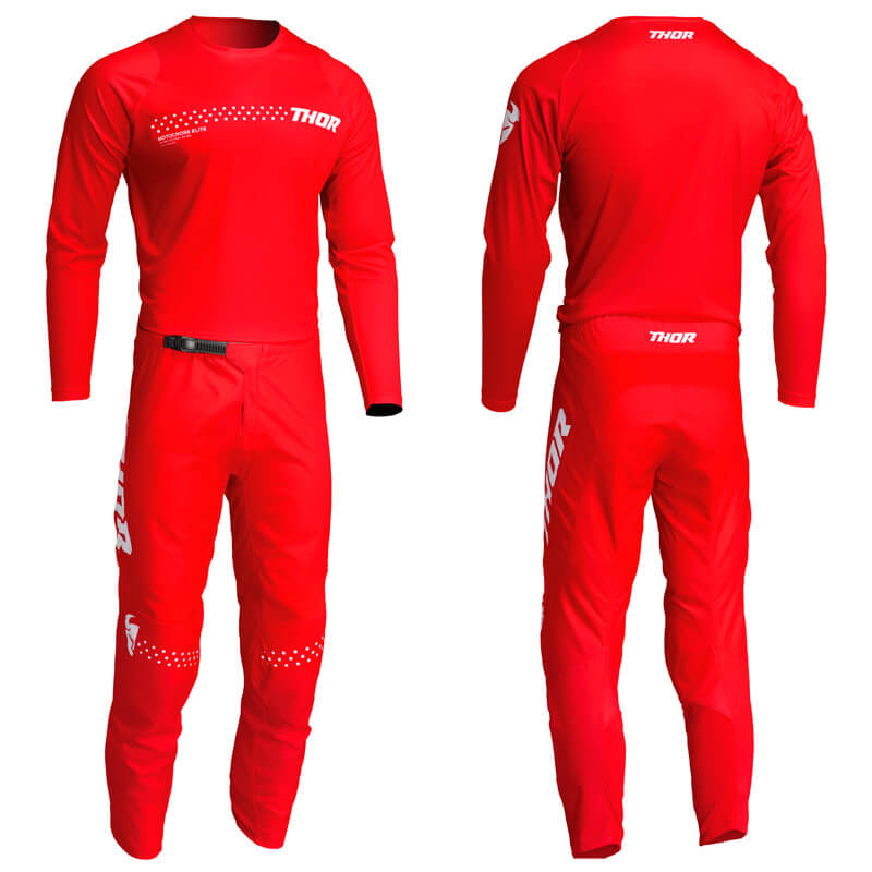 tenue enfant thor mx sector minimal rouge 2022