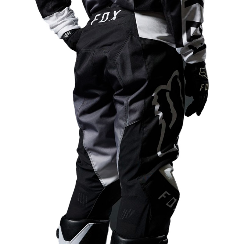 tenue fox 180 leed 2023 pantalon blanc noir motocross