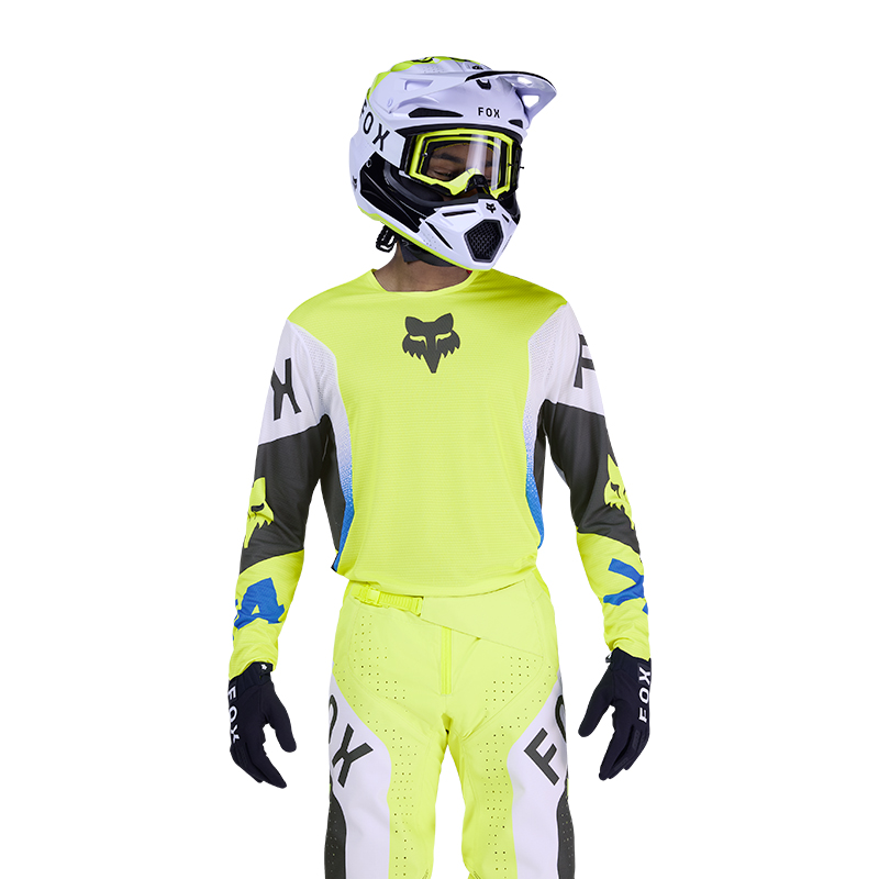 tenue fox 360 tine jaune fluo mx