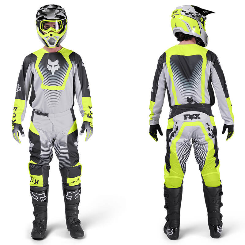 tenue fox racing 180 collect noir gris 2026