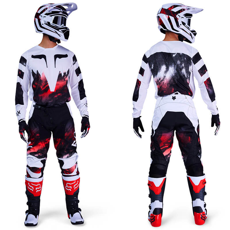 tenue fox racing 180 kairos blanc 2026