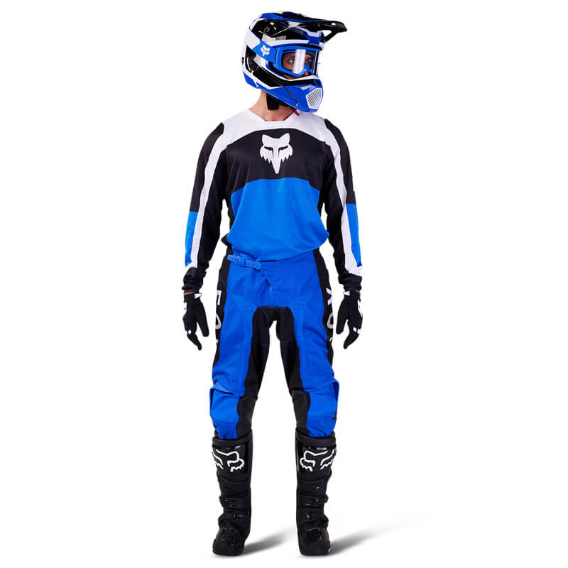 tenue fox racing 180 nitro bleu 2024