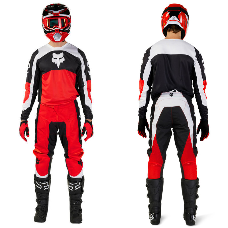 tenue fox racing 180 nitro rouge 2024 cross