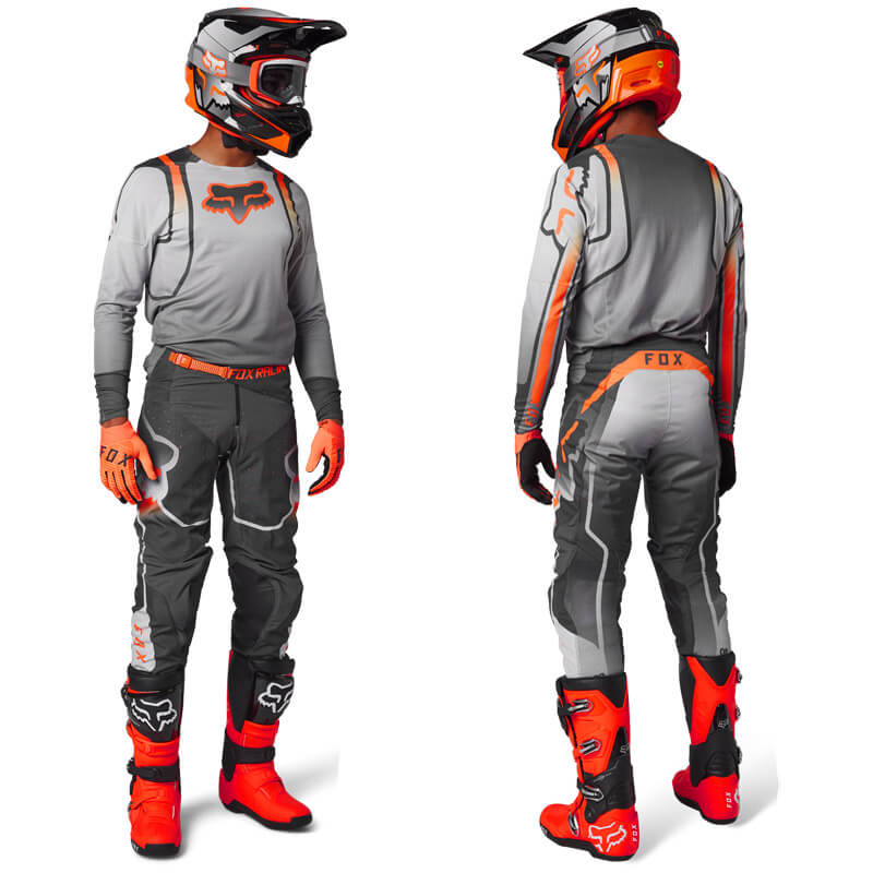 tenue fox racing 360 vizen 2023 orange fxmotors
