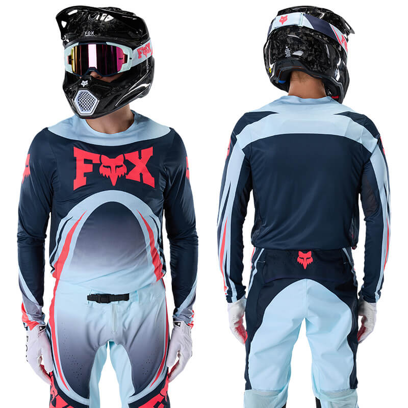 tenue fox racing flexair arcr bleu 27 mx