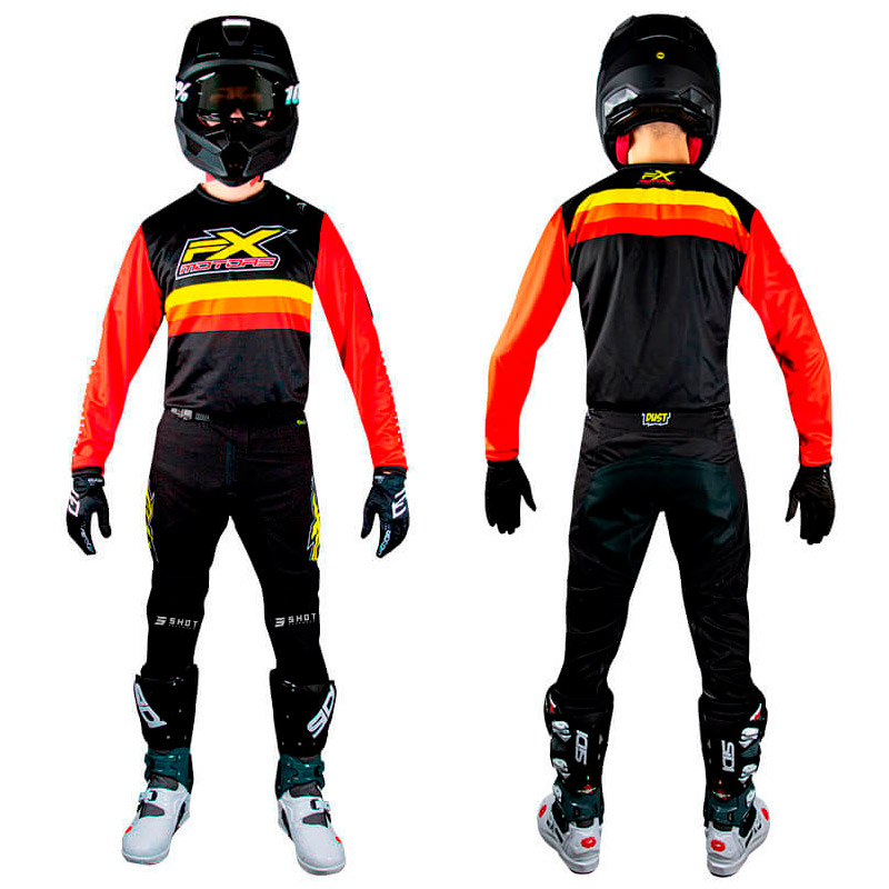 tenue fxmotors sunset black pantalon shot 01 motocross