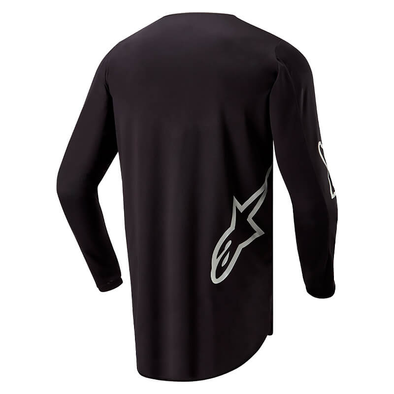 tenue maillot alpinestars fluid graphite 2024 motocross