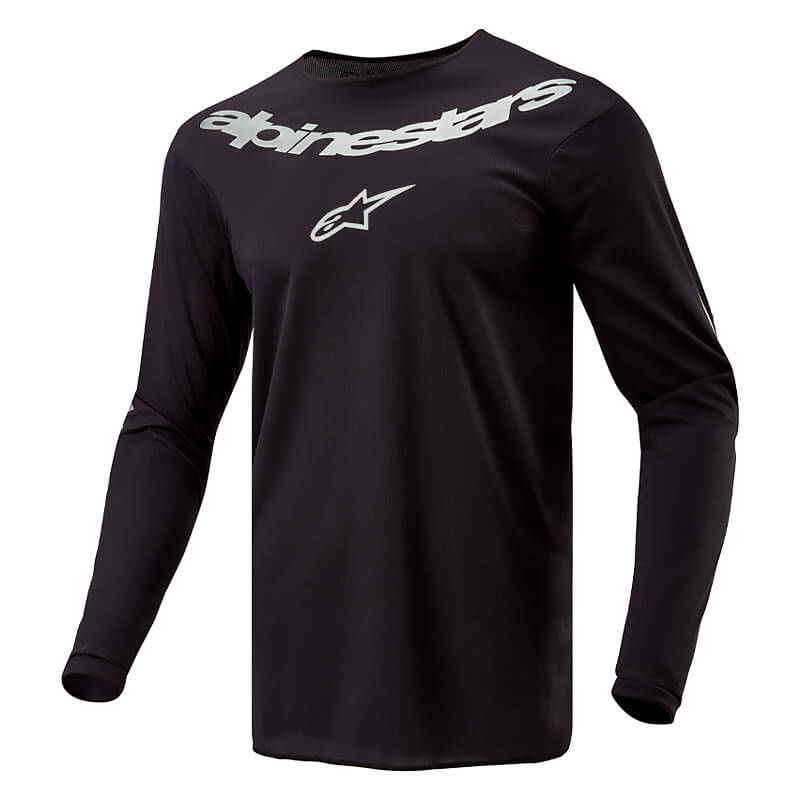 tenue maillot alpinestars fluid graphite 2024 mx