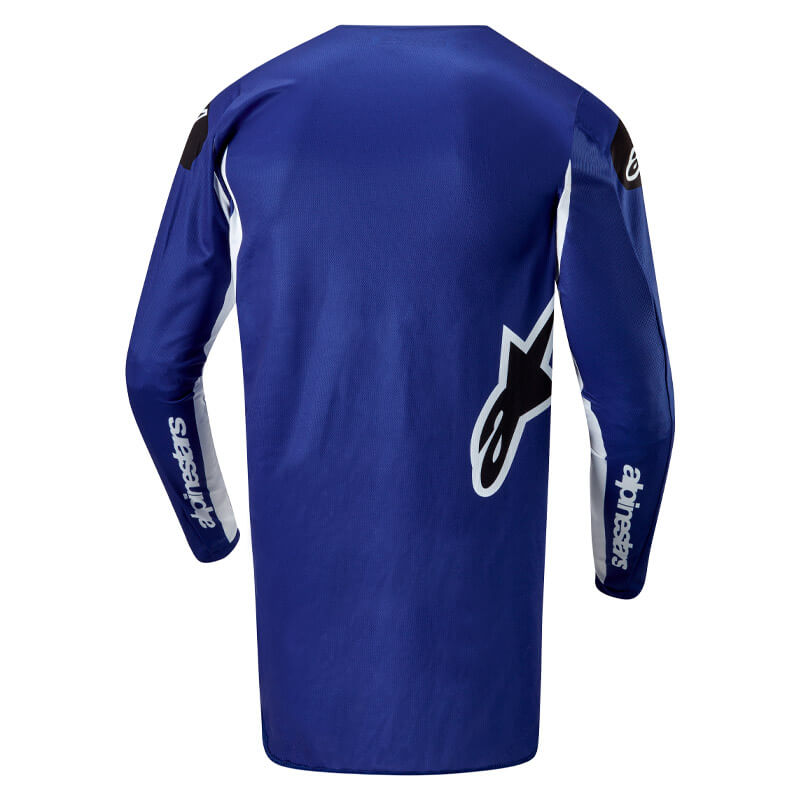 tenue maillot alpinestars fluid lucent 2024 bleu motocross