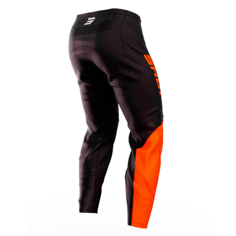 tenue pantalon shot raw squad 2023 orange fluo moto
