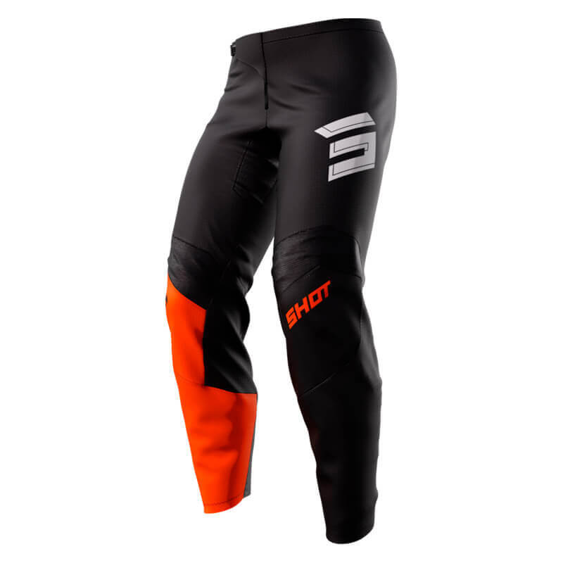 tenue pantalon shot raw squad 2023 orange fluo mx