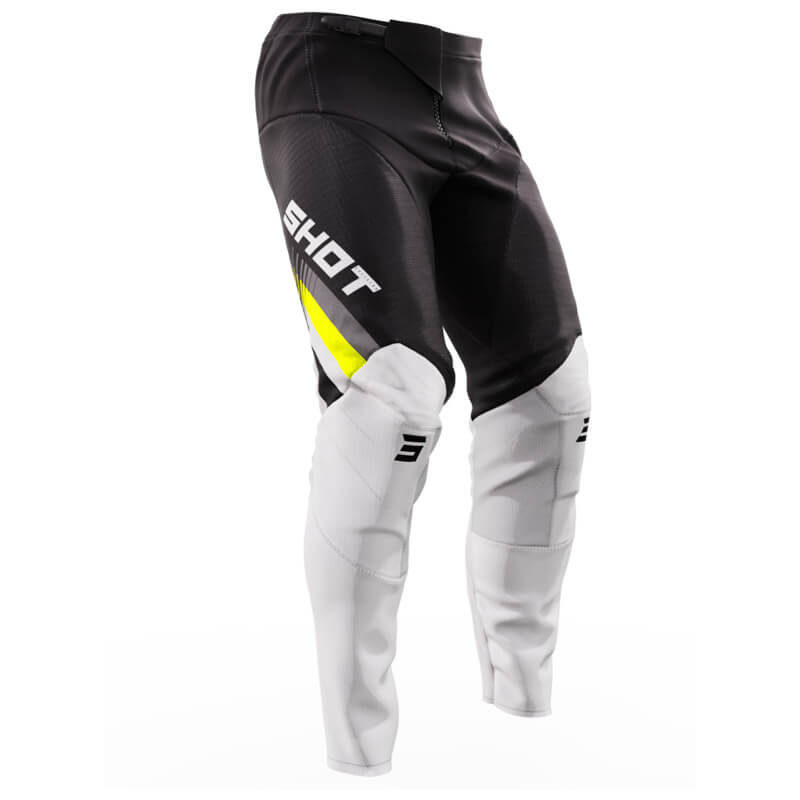 tenue pantalon shot tracer 2023 blanc motocross