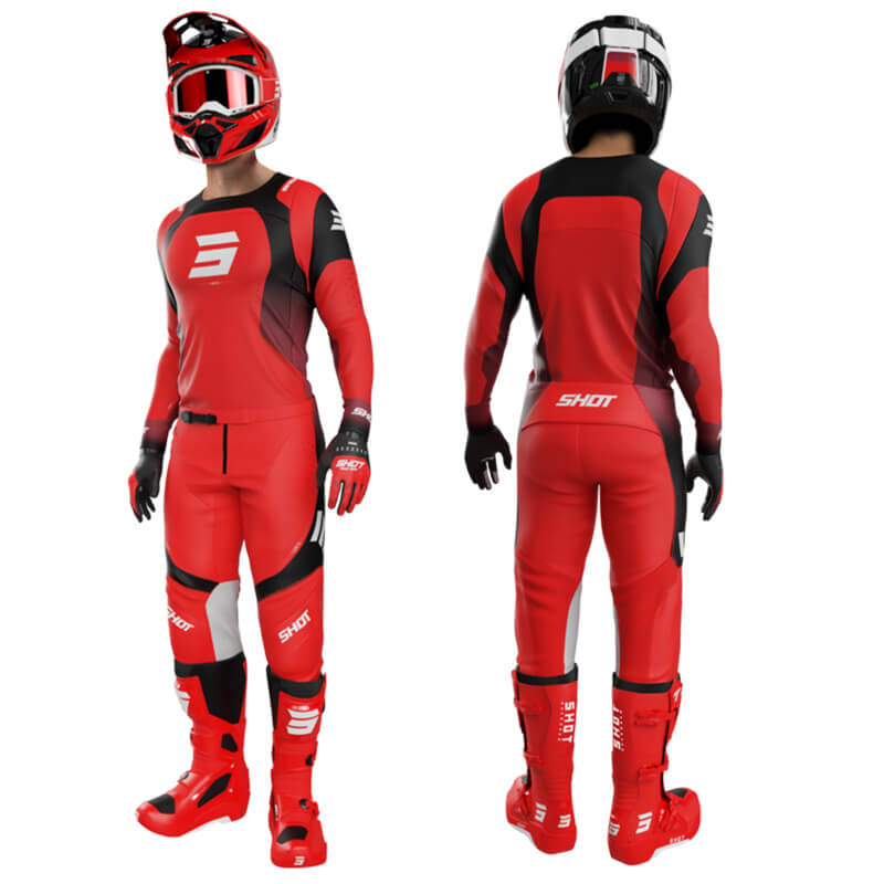 tenue shot contact ionyx rouge sx