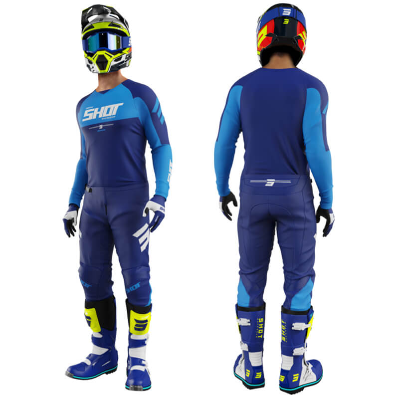 tenue shot draw private bleu sx