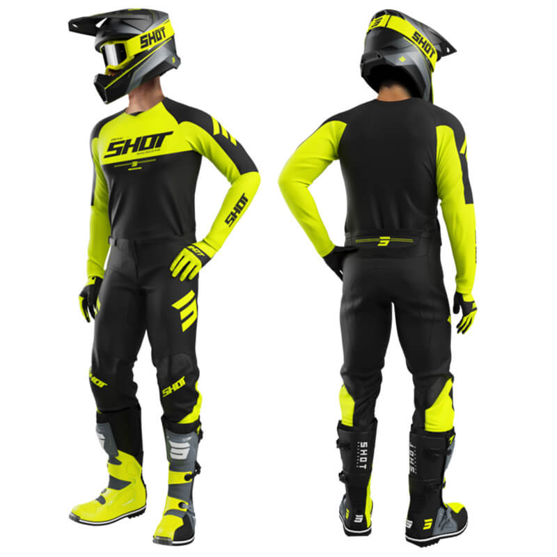 tenue shot draw private jaune sx