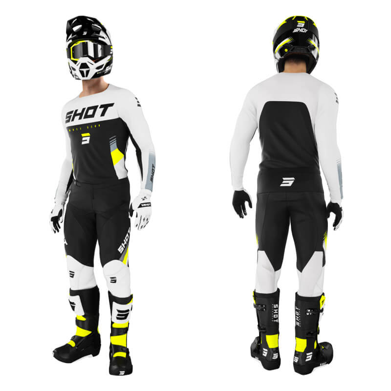 tenue shot tracer 2023 blanc fxmotors