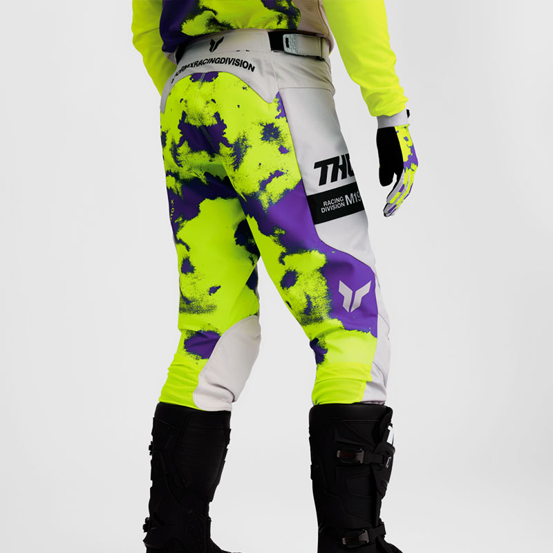 tenue thor mx 2026 launchmode bleach gris jaunefluo violet 03