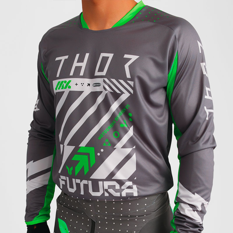 tenue thor mx 2026 launchmode futura charcoal vert 04