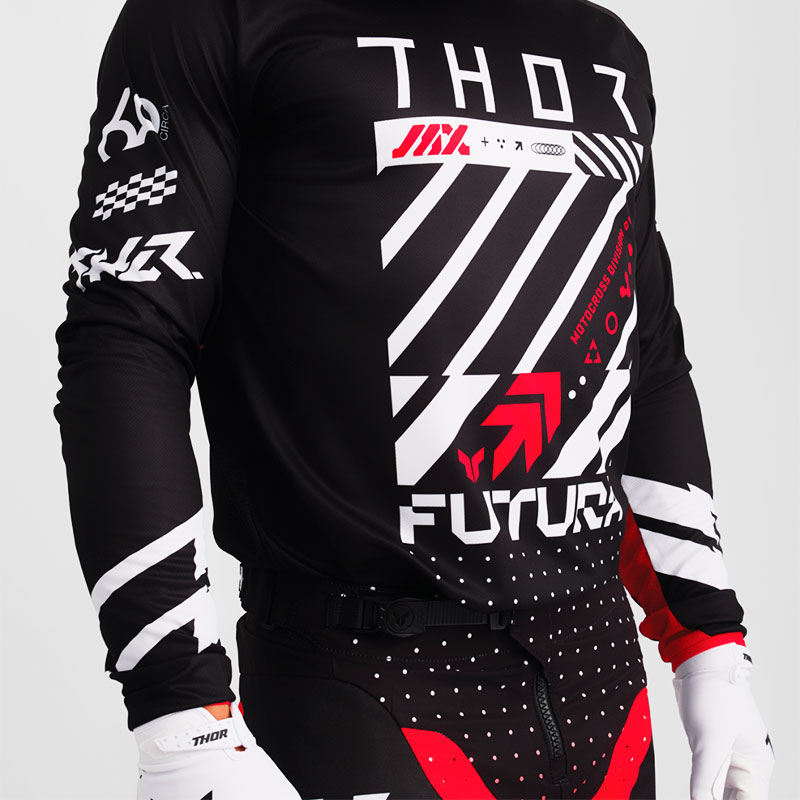 tenue thor mx 2026 launchmode futura noir rouge 04