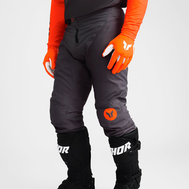 tenue thor mx 2026 ridemode menace charcoal orange 03