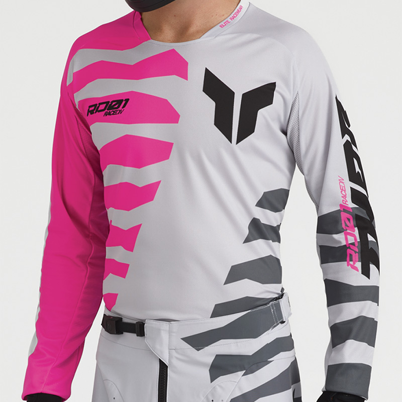 tenue thor mx 2027 launchmode shredder gris rose mx