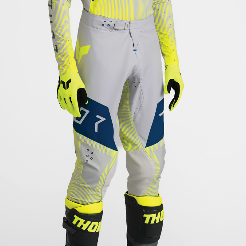 tenue thor mx 2027 sportmode vanish gris jaune enduro