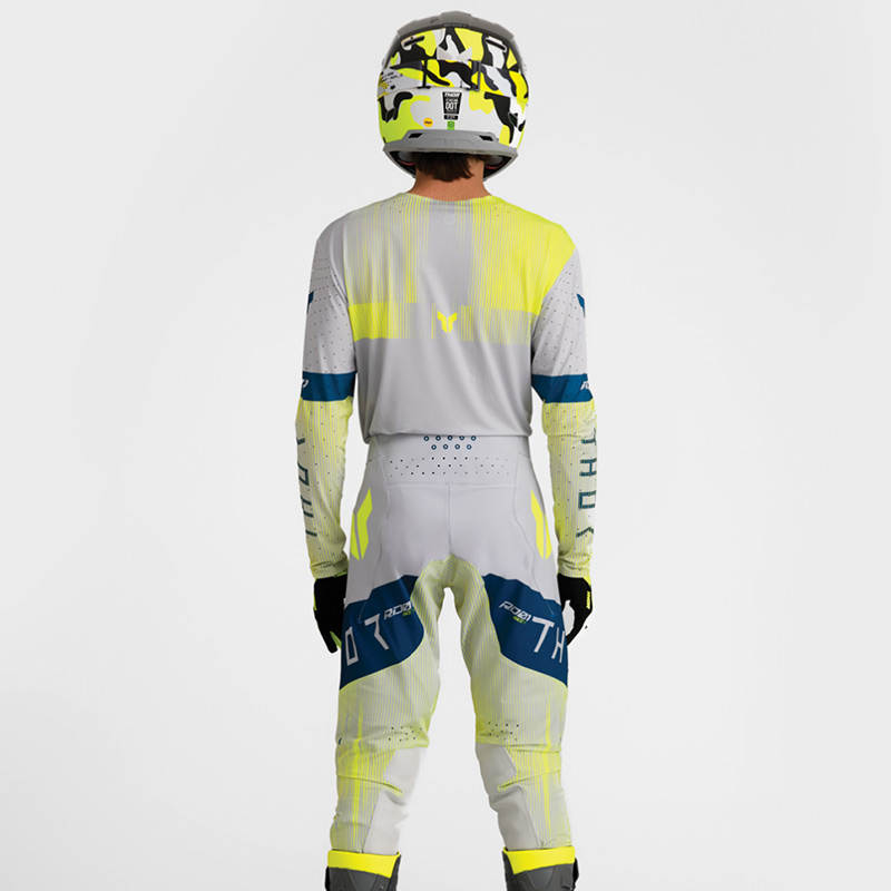 tenue thor mx 2027 sportmode vanish gris jaune moto