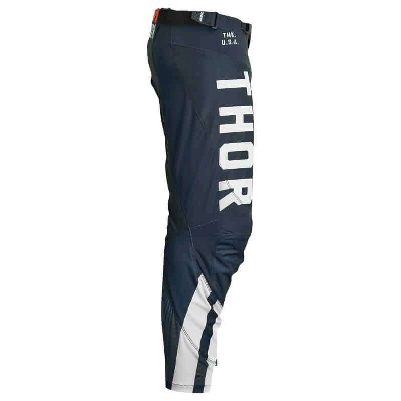 tenue thor pulse combat 2023 pantalon bleu marine motocross