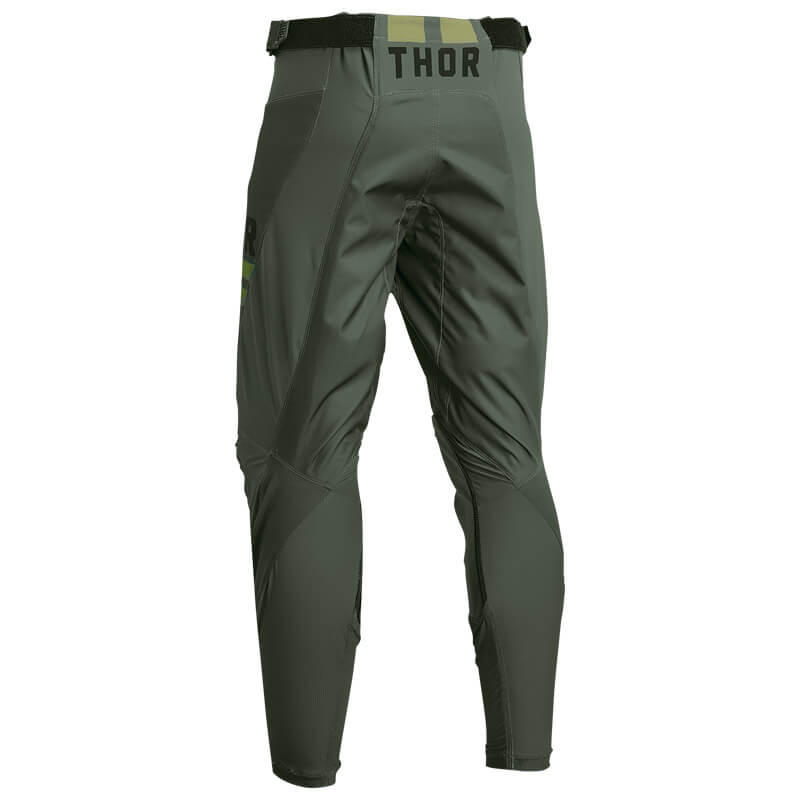 tenue thor pulse combat 2023 pantalon vert kaki moto