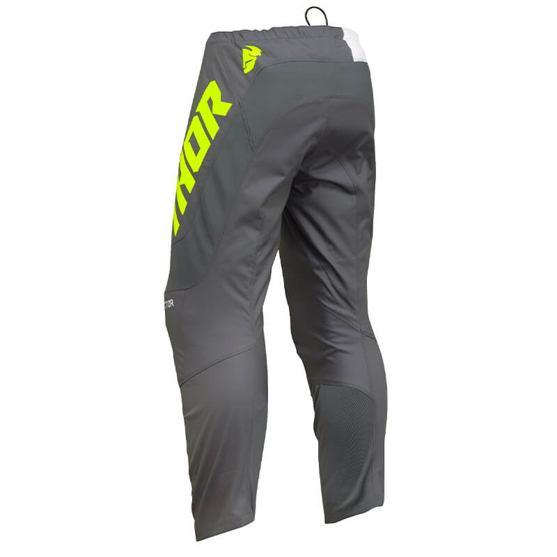 tenue youth thor sector checker 2024 gris jaune moto