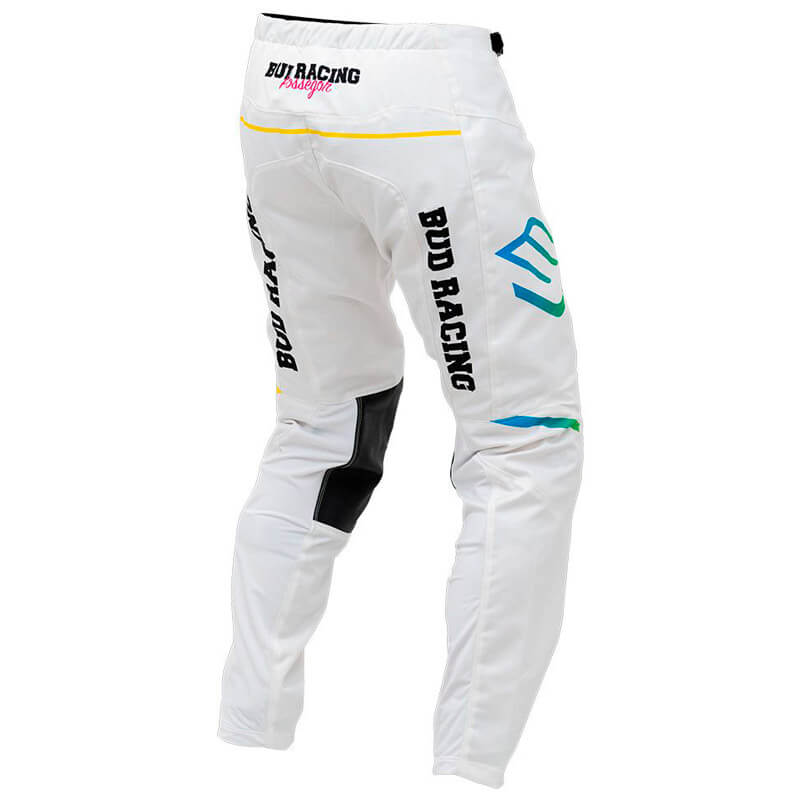 tenue yth pantalon bud racing sunset 2023 blanc motocross