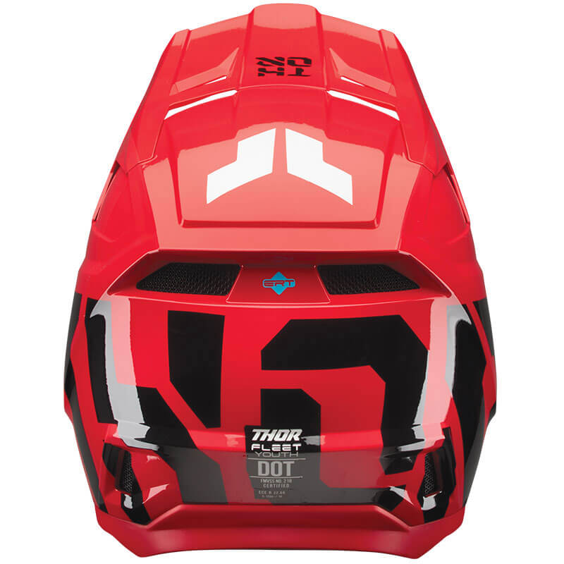thor casque enfant forge rouge mx
