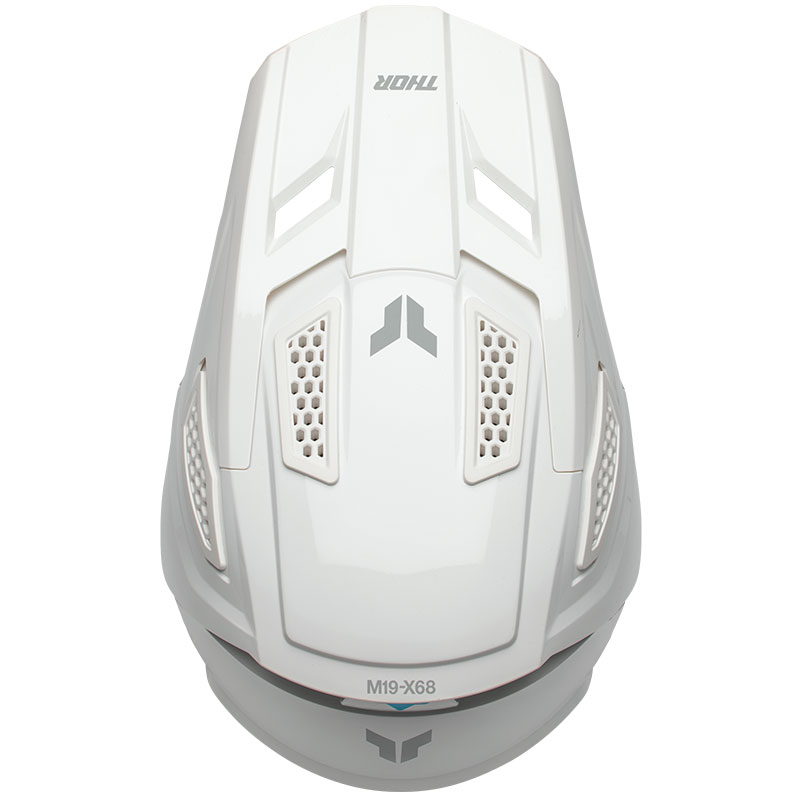 thor casque fleet blanc mat cross
