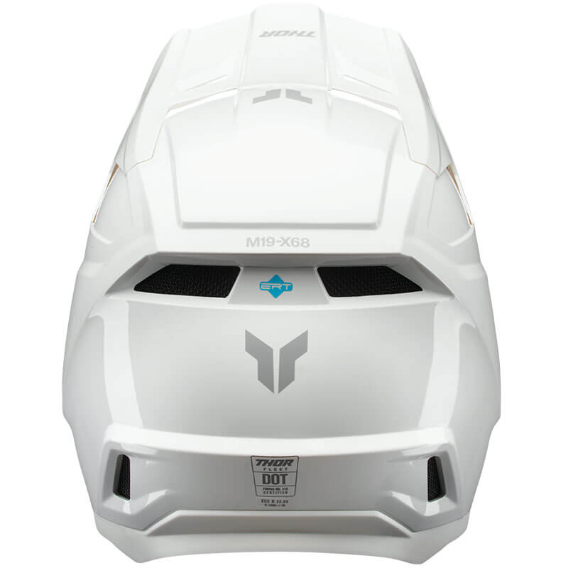 thor casque fleet enfant blanc mat cross