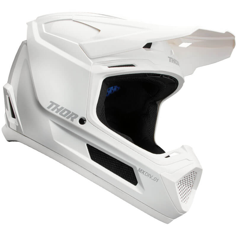 thor casque fleet enfant blanc mat