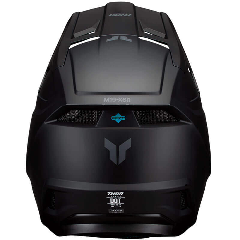 thor casque fleet enfant noir mat cross