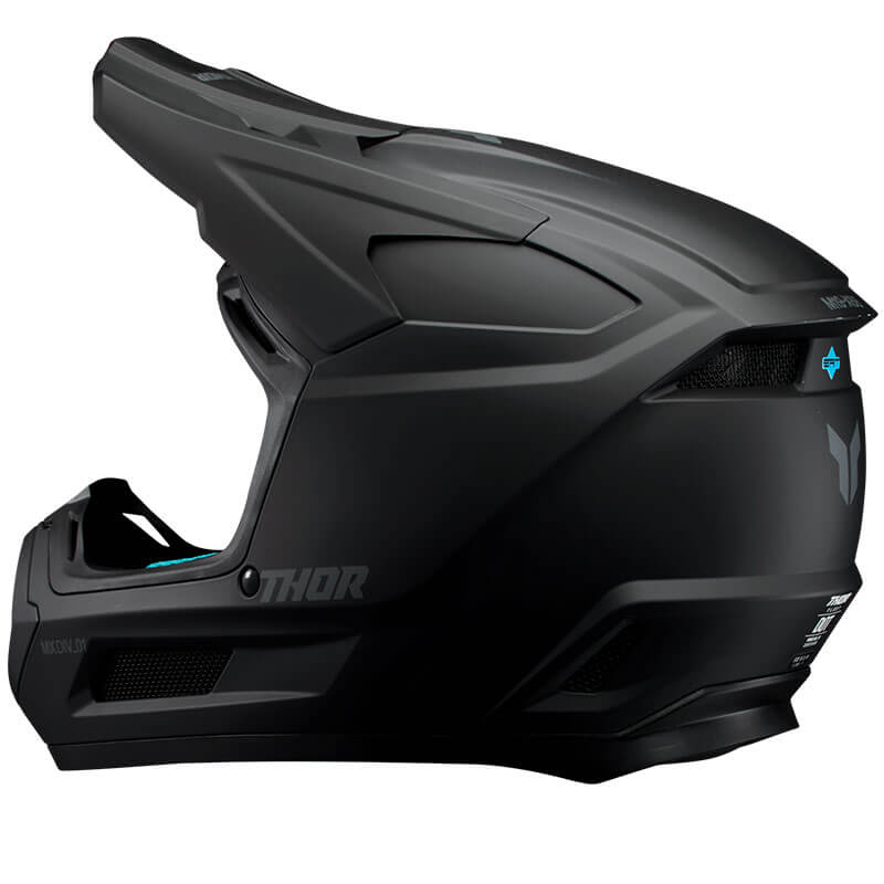 thor casque fleet enfant noir mat enduro