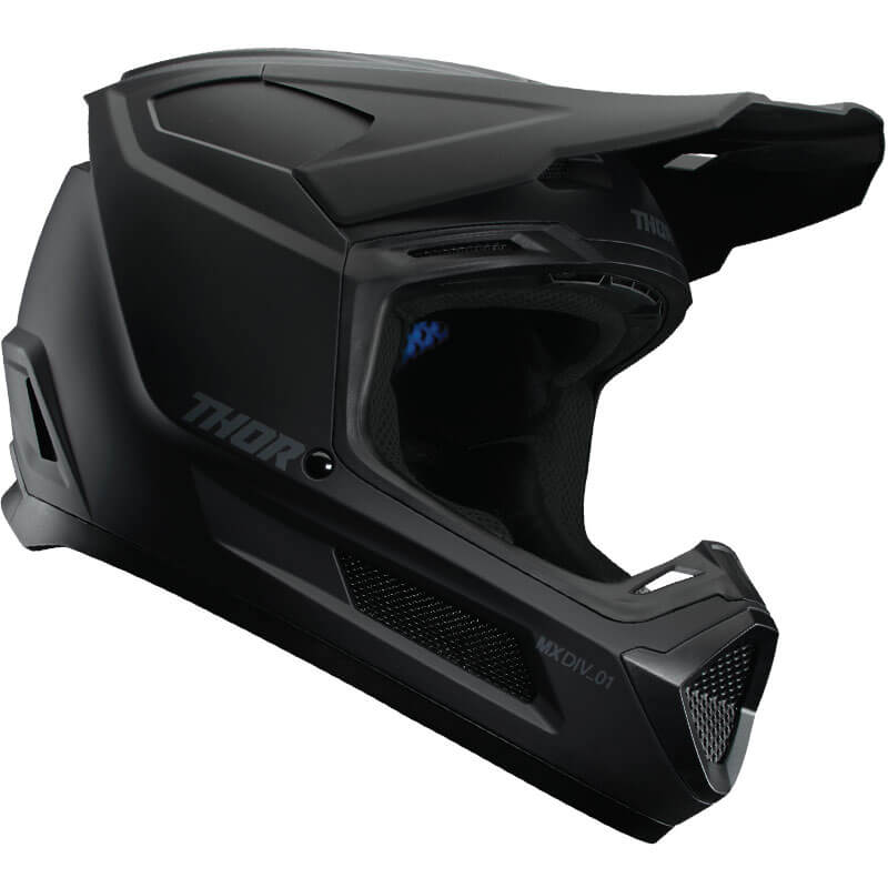 thor casque fleet enfant noir mat